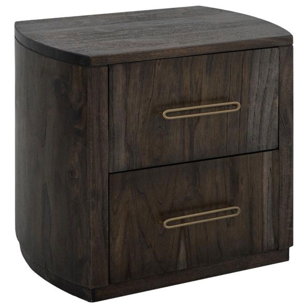 Fallridge Balam 2-Drawer Nightstand in Black, , large