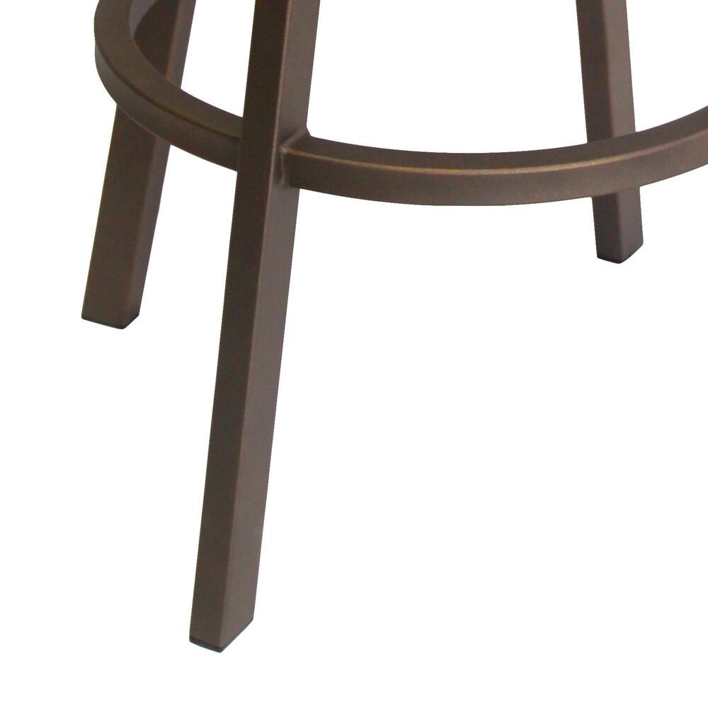 Delaware Dining Ambridge 30&quot; Swivel Barstool in Sun Bronze/Dark Brown, , large