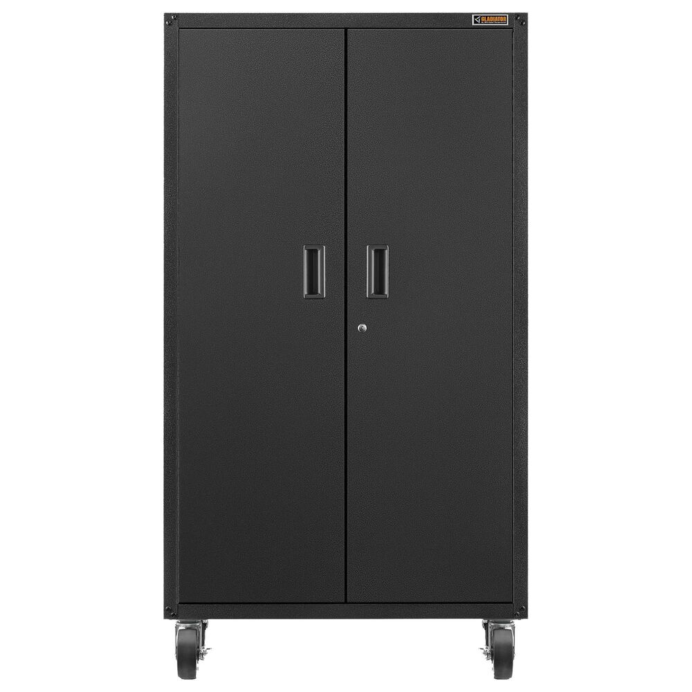 Gladiator Tall Mobile Storage Cabinet in Hammered Granite, , large
