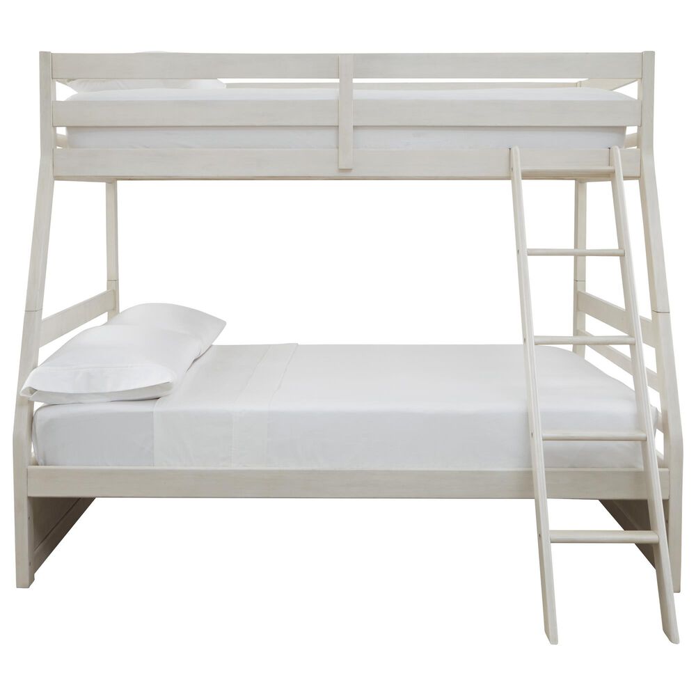 Ashley Robbinsdale Twin over Full Bunk Bed in Antique White, , large