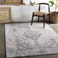 Surya Aisha 12" x 15" Charcoal, Gray and Off-White Area Rug, , large