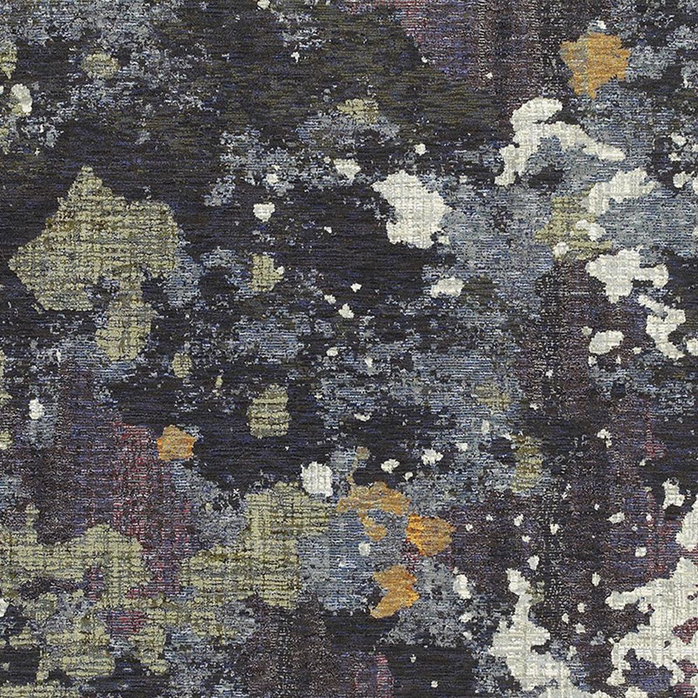 Oriental Weavers Evolution 8029A 6&#39;7&quot; x 9&#39;6&quot; Navy Area Rug, , large