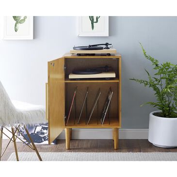 Crosley Furniture Everett Record Player Stand in Acorn, , large