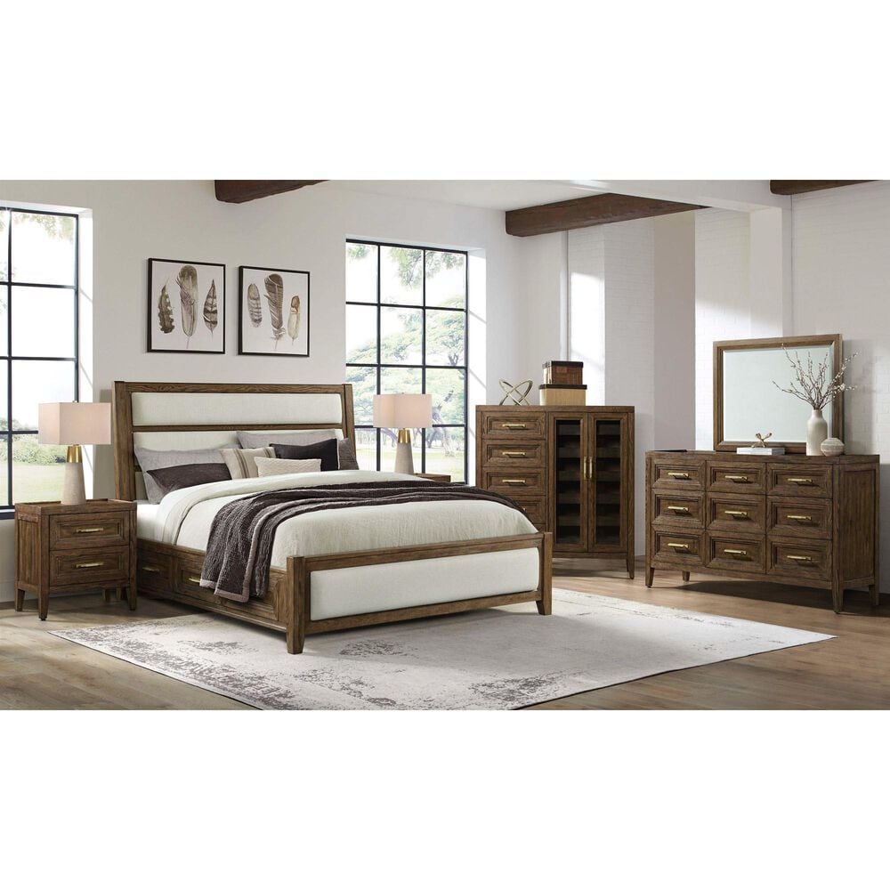 Intercon Marlow 5-Drawer Gentlemans Chest in Sable, , large