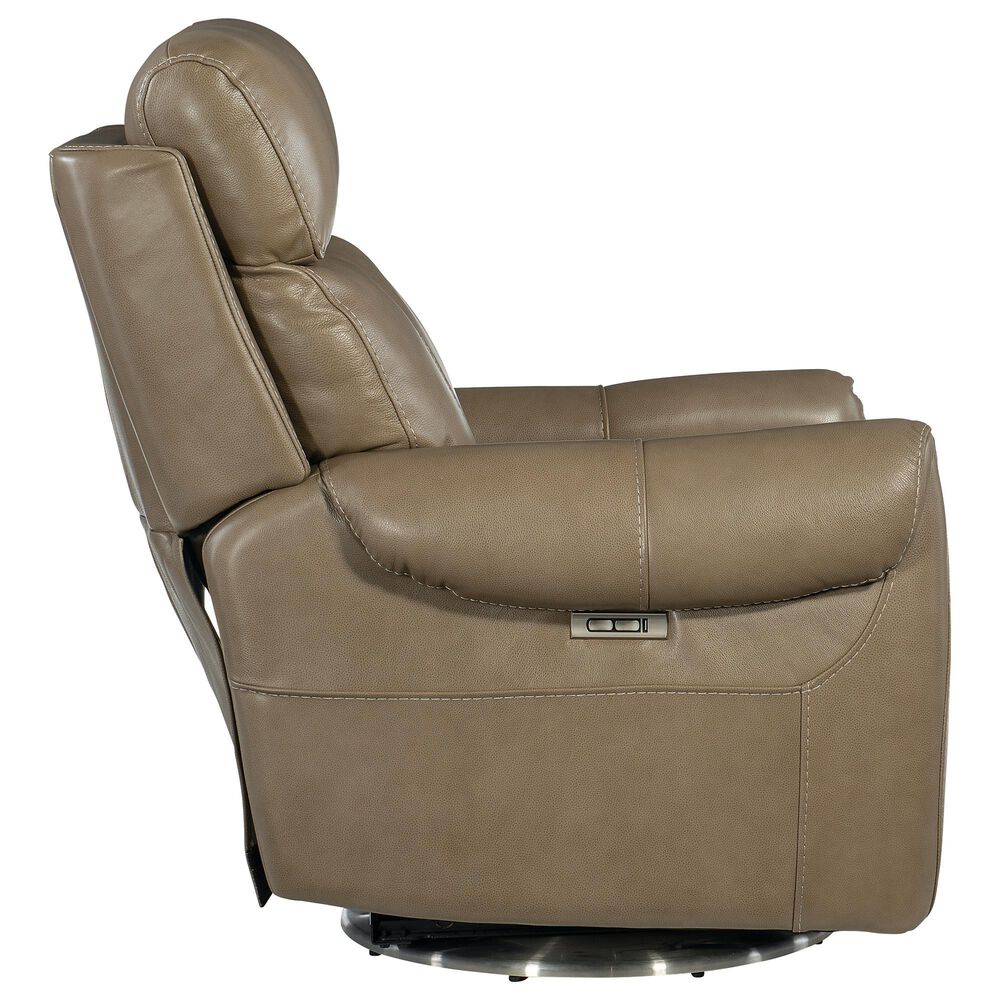 Hooker Furniture RC Sterling Swivel Power Recliner with Power Headrest in Pesaro Clay, , large
