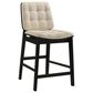 Coaster Redbridge Counter Stool with Cream Cushion in Black, , large
