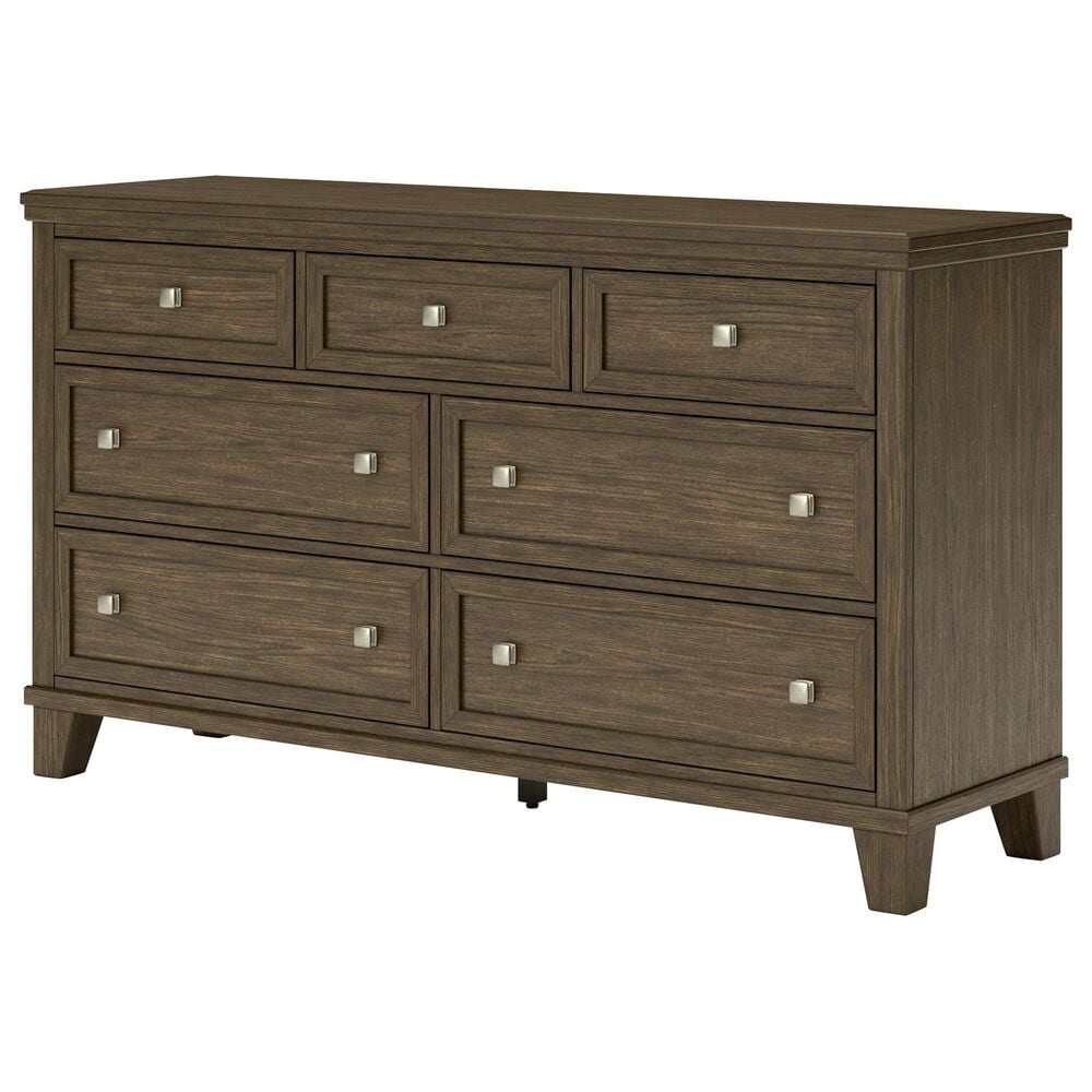 Ashley Shawbeck 7-Drawer Dresser in Medium Brown, , large