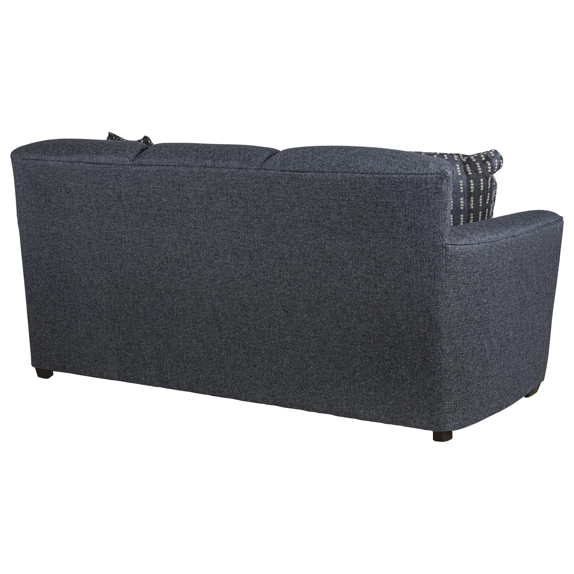 Flexsteel Lakewood Stationary Sofa in Denim
