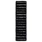 Safavieh Venus Shag VNS604Z 2"2" x 8" Black and Ivory Runner, , large