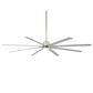 Minka-Aire Xtreme H2O 84" Indoor/Outdoor Ceiling Fan in Brushed Nickel Wet, , large