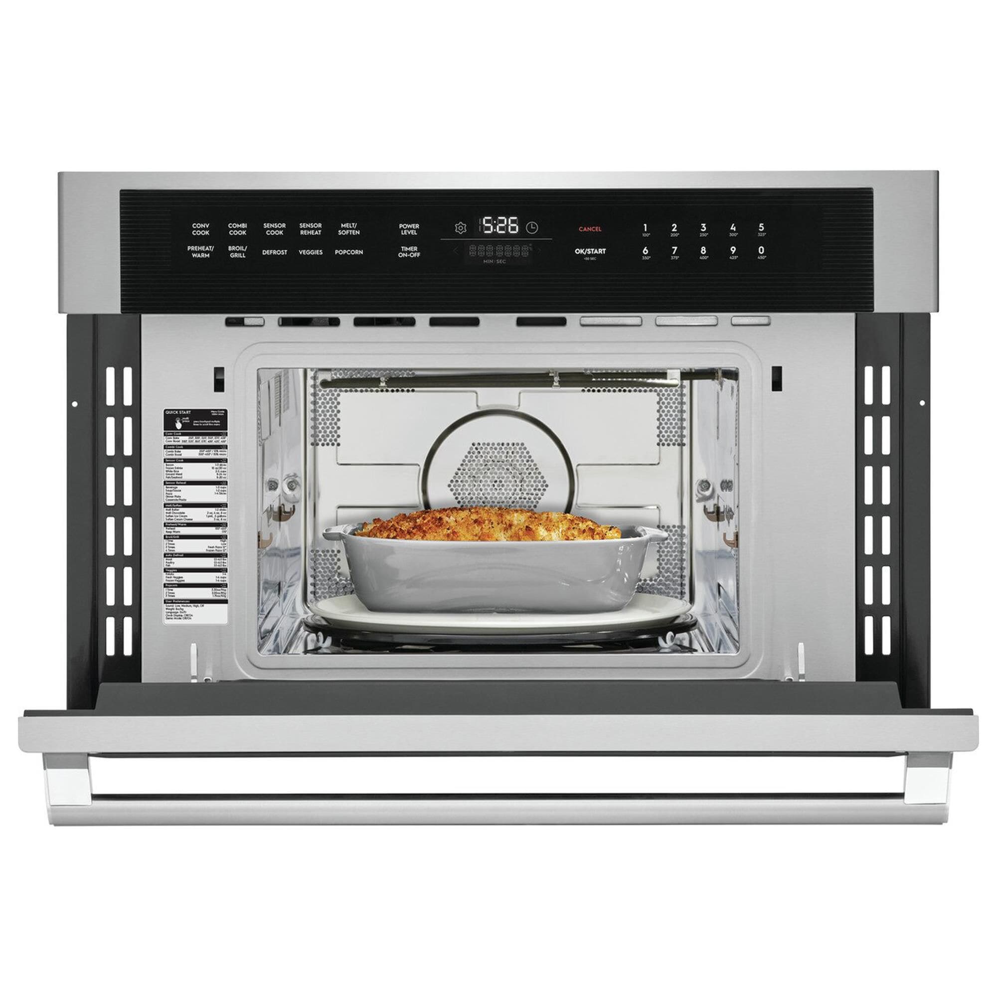 Built in microwave pull down door hot sale