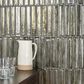 Soho Studio Artemis Brick Platinum Moss 2" x 12" Glass Subway Tile, , large