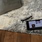Kas Oriental Rugs Merino Silhouette 3"9" x 5"11" Ivory and Grey Area Rug, , large