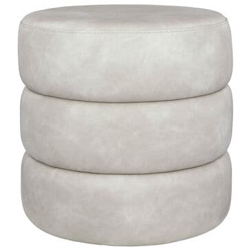 Ashley Ummi Swivel Accent Ottoman in Bone, , large
