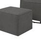 DaVinci Olive All-Purpose Swivel Glider with Bonus Ottoman in Dark Grey, , large