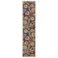 Nourison Aloha ALH17 2" x 6" Navy and Multicolor Indoor/Outdoor Runner, , large