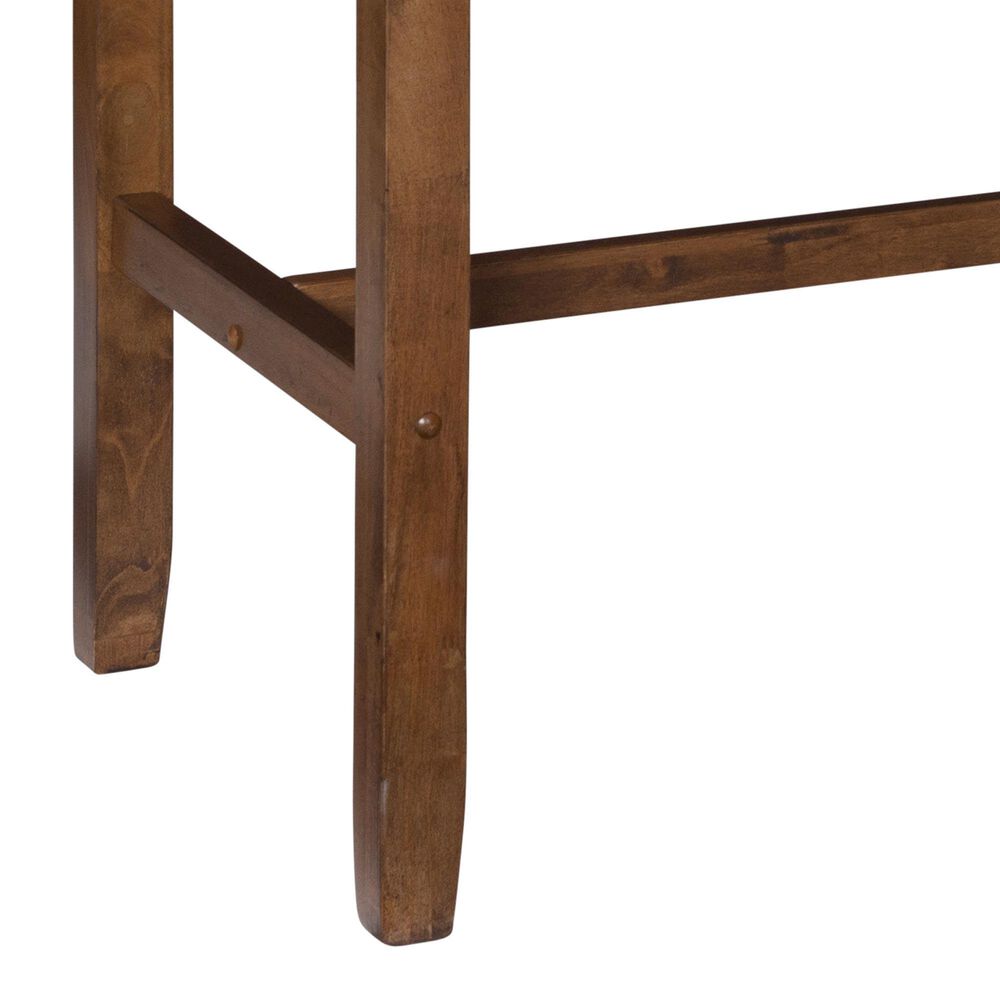 Linon Home Decor Claridge Bar Height Pub Table in Rustic Brown - Table Only, , large