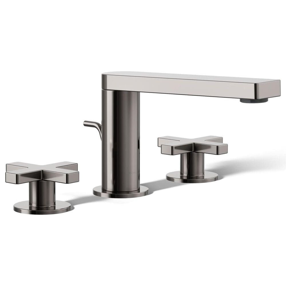 Kohler Composed Widespread Bathroom Sink Faucet with Cross handles in Vibrant Titanium, , large