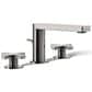 Kohler Composed Widespread Bathroom Sink Faucet with Cross handles in Vibrant Titanium, , large