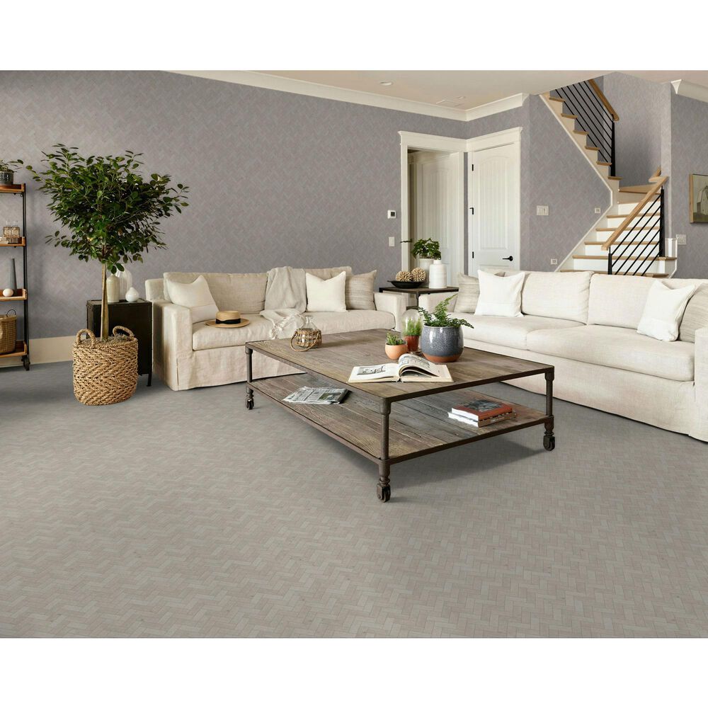 Shaw Eterna Terra Travertine 10.25" x 12.5" Natural Stone Mosaic Sheet, , large