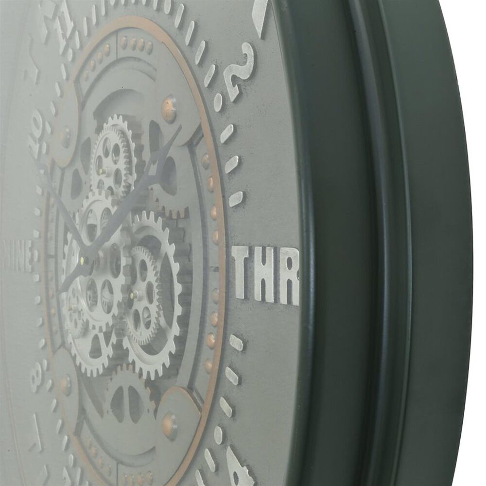 Yosemite Home Decor Trademark Wall Clock in Matte Black, , large