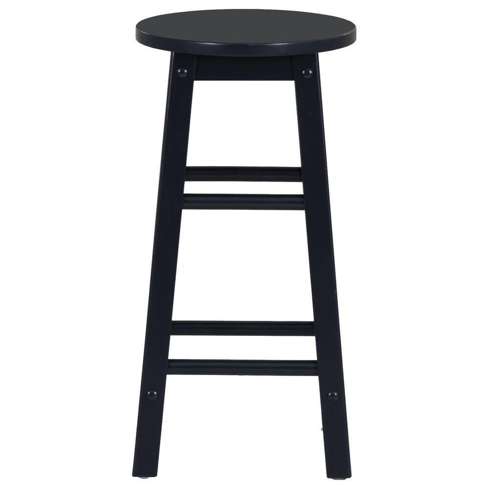 Linon Home Decor Abby 24" Counter Stool in Navy, , large