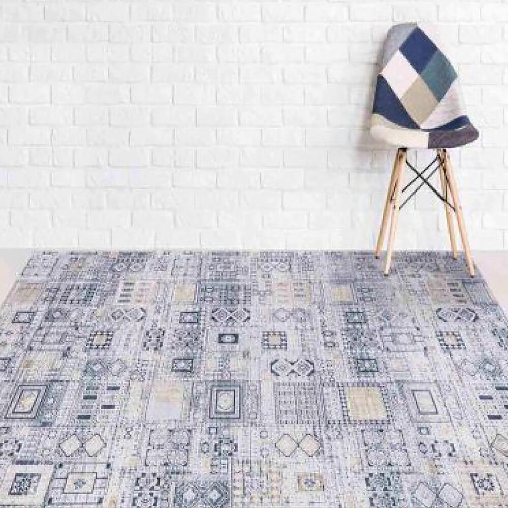 Amer Rugs Hamilton 10&#39;3&quot; x 14&#39; Navy and Gold Area Rug, , large