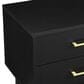 Walker Edison Olivia 20" 2-Drawer Side Table in Black, , large