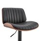 Blue River Brock Adjustable Barstool in Black and Black, , large