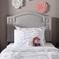 Baxton Studio Aubrey Twin Upholstered Panel Headboard in Greyish Beige, , large