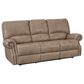 Bassett Prescott Power Reclining Sofa with Power Headrests in Wheat, , large