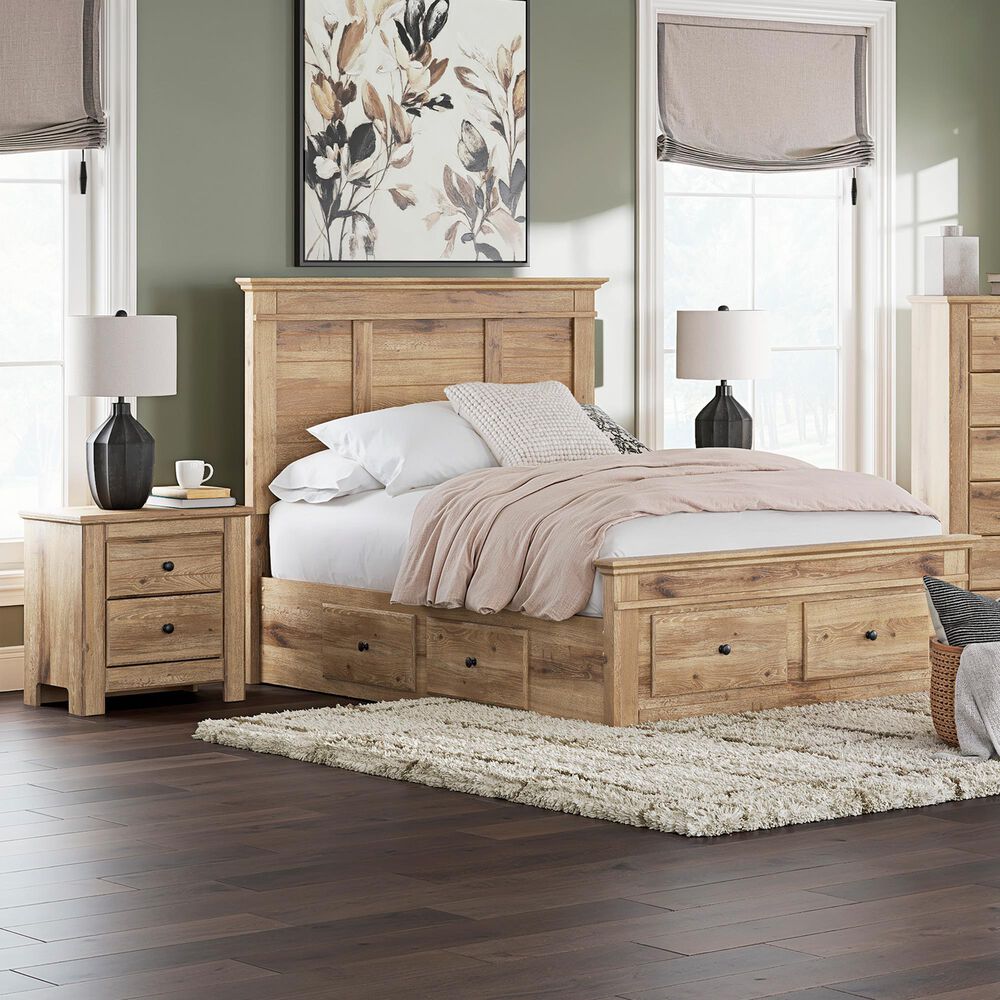 Ashley Makidern 2-Piece Full Storage Bedroom Set with Six Drawers in Natural Brown, , large