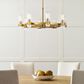 Visual Comfort & Co. Geneva Medium Chandelier in Burnished Brass, , large