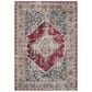 Safavieh Monaco MNC257A 4" x 5"7" Ivory and Red Area Rug, , large