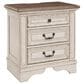 Ashley Realyn 3-Piece Queen Panel Bedroom Set in Chipped White, , large
