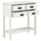 Linon Home Decor Brimley Beadboard Console Table in Antique White, , large