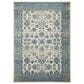 Kas Oriental Rugs Heritage Elegance 7"7" Round Ivory and Blue Area Rug, , large