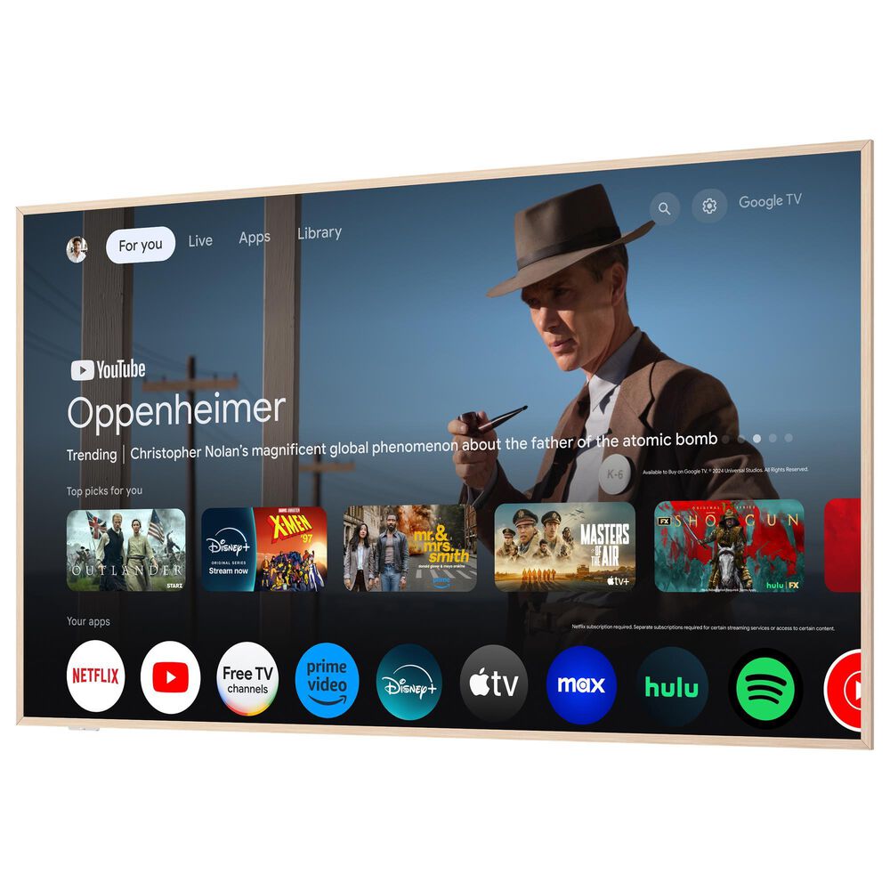 TCL 85&quot; Class NXTVISION PRO QLED 4K HDR in Off White - Smart TV, , large
