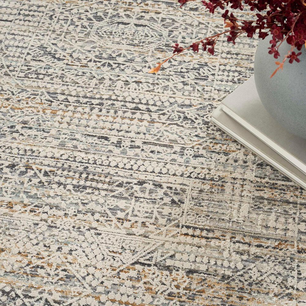 Nourison Lynx 12&#39; x 15&#39;9&quot; Ivory and Slate Area Rug, , large
