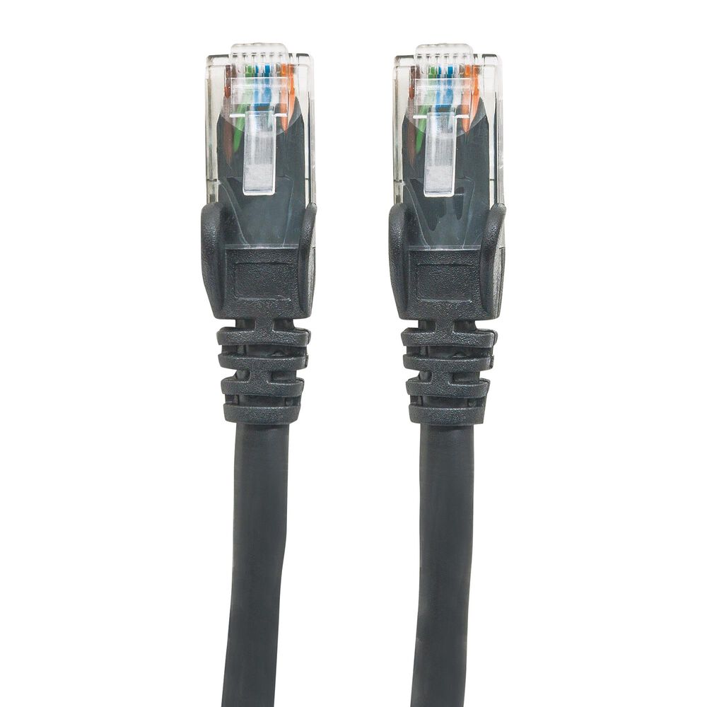 Intellinet 10" Network Cable, Cat6, UTP in Black, , large