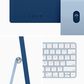 Apple 24" iMac All-in-One Desktop | Apple M1 - 8GB RAM - Apple M1 8-Core - 256GB SSD in Blue, , large