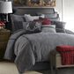 HiEnd Accents Hamilton 3-Piece Twin Comforter Set in Black, White and Gray, , large