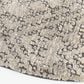 Central Oriental Stonington Nikita Oatmeal and Zinc 7"10" Round Area Rug, , large
