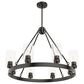 Hunter Hartland 8-Light Chandelier in Noble Bronze, , large