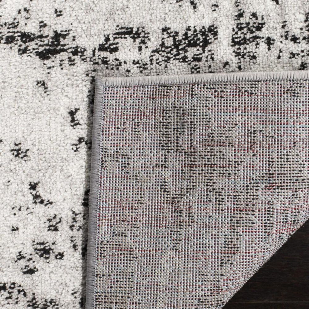 Safavieh Skyler SKY186L 2&#39; x 8&#39; Charcoal and Ivory Scatter Rug, , large