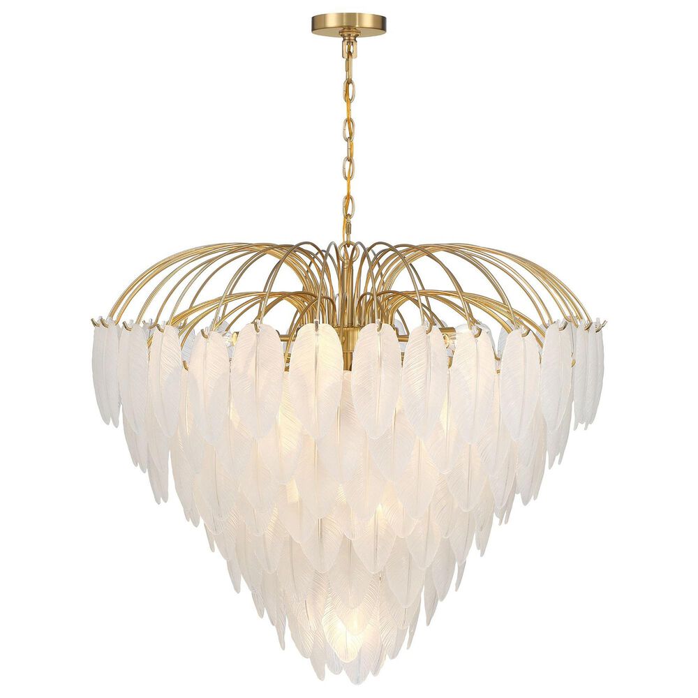 Savoy House Boa 15-Light Chandelier in Warm Brass, , large
