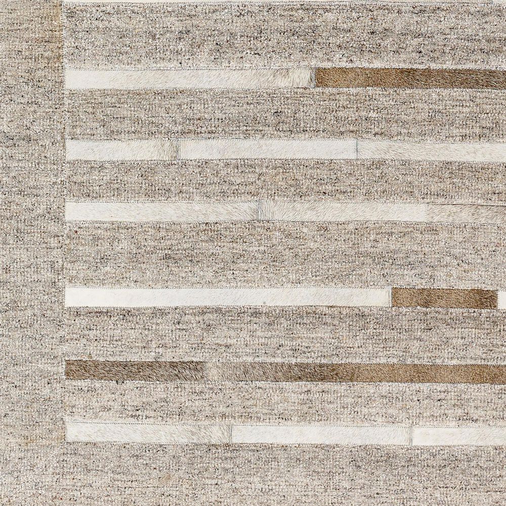 Surya Eloquent 10&#39; x 14&#39; Light Gray, Light Beige and Black Area Rug, , large