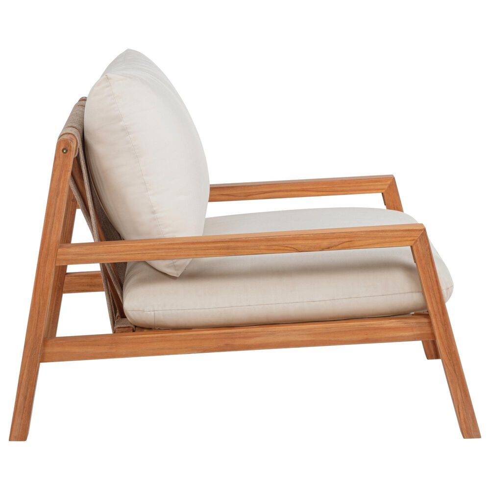 Linon Home Decor Cassius Patio Slanted Back Chair in Off White, , large