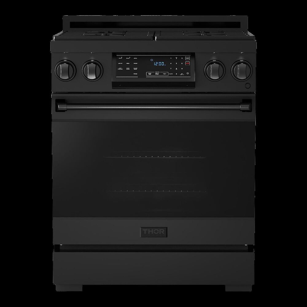Thor Kitchen Gordon Ramsay 4.55 Cu. Ft. Professional Liquid Propane Range in Black, , large