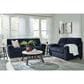 Ashley SimpleJoy Stationary Sofa in Navy, , large